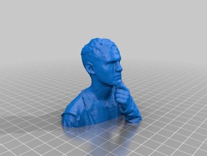 matthew knippen bust people 3d print model - Mito3D