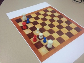 quantum collaborative chess set 3d-drucken Spiele 3d print model - Mito3D