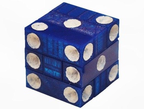 die puzzle puzzles dice spots 3d print model - Mito3D
