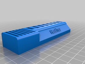 heather usb stick sd card holder computer customized 3d print model - Mito3D