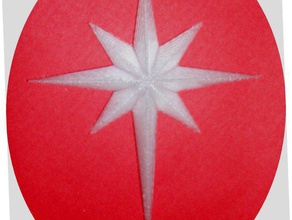 christmas star Dekor 3d print model - Mito3D