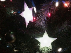 starmaker decor adafruit christmas customizer decoration makerbotornament tree trinket 3d print model - Mito3D