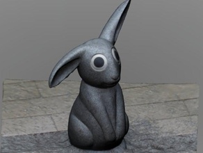 george funny bunny other 123d catch easter 3d print model - Mito3D