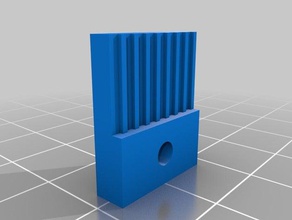 meglio beltclamp più semplice il trasporto reprappro tricolore mendel 3d la stampante parti 3d print model - Mito3D