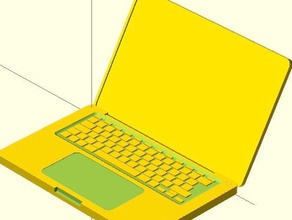 macbookpro 13 inç bilgisayar 3d print model - Mito3D