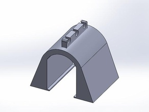 ho Skala Zug-tunnel-Schnur-Inhaber - Spielzeug Spiel Zubehör 3d print model - Mito3D