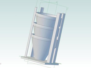 parametrische cup-Halter-Tassen andere 3d alibredesign Küche nützlich 3d print model - Mito3D