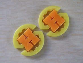 swindon hackspace logotipo las monedas insignias hacker fichas de póker token 3d print model - Mito3D