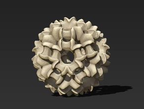 fractal pollen cored other 3d art experiment sculpture 3d print model - Mito3D