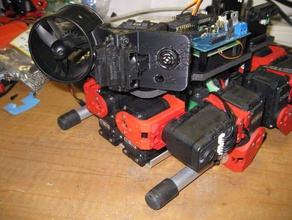 smaldogs head other robot robotics 3d print model - Mito3D