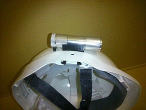 clip lampe casque parts 3d print model - Mito3D