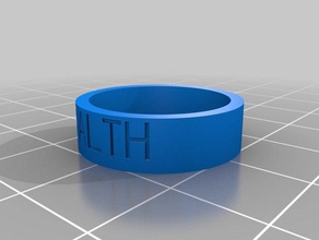 hca rings customized 3d print model - Mito3D