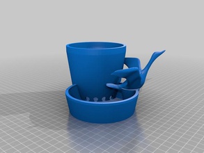 reservoir pot goose other reprap 3d print model - Mito3D