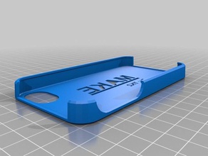 my customized iphone stencil case accessories 3d print model - Mito3D