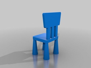 ikea mammut para niños silla modelo muebles 3d print model - Mito3D