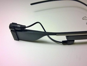 google glass per cuffia adattatore di montaggio gadget googleglass 3d print model - Mito3D