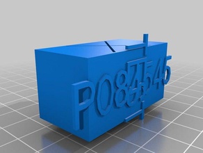 supporto otros personalizado 3d print model - Mito3D