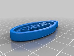 my customized keychain carlos coins badges 3d print model - Mito3D