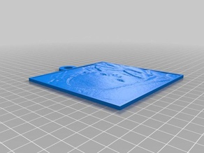 bebe llavero amaia 2d a arte personalizado 3d print model - Mito3D