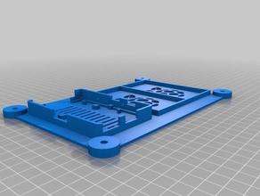 double breadboard case raspberry pi electronics box 3d print model - Mito3D