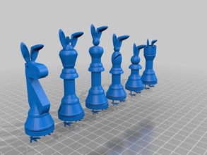 easter chess other 3d print model - Mito3D