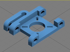 a montagem do motor vertical de integração outros mendel prusa reprap eixo-z z-montagem 3d print model - Mito3D