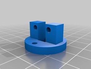 actual parametric claw servo rotation mount robotics customized 3d print model - Mito3D
