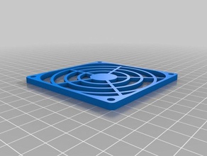 personalizado rejilla del ventilador remezclada 3d de la impresora accesorios 3d print model - Mito3D
