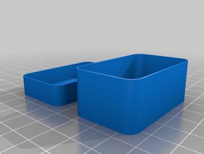 meu personalizados paramétrico canto arredondado caixa de altura contentores 3d print model - Mito3D