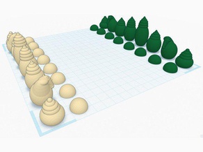 thai ouk chatrang chess other tinkercad 3d print model - Mito3D