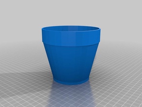 flower pot other 3d gardening household kitchen openscad 3d print model - Mito3D