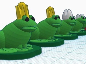 froggy satranç diğer lily pad tinkercad 3d print model - Mito3D