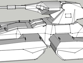 halo Skorpion-tank rc Fahrzeuge unsc 3d print model - Mito3D