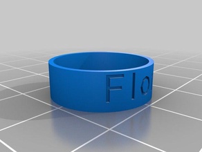 il mio personalizzato anello flora anelli 3d print model - Mito3D