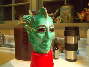 aquarian puppet head props 3d print model - Mito3D