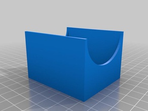 sugar raw packet holder parametric other openscad 3d print model - Mito3D