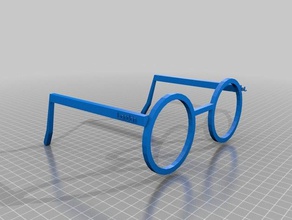 my customized glasses london 3d print model - Mito3D