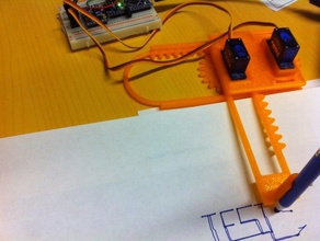 arduino gcode interprete mini-cnc la robotica drawbot disegno bot plotterbot 3d print model - Mito3D