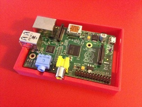 raspberry pi muhafaza elektronik openscad 3d print model - Mito3D