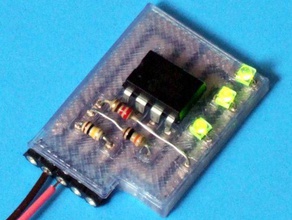 3d printed solderless circuit board electronics 3d print model - Mito3D
