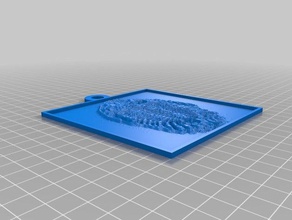 trilobite lithopane 2d art personalizzato 3d print model - Mito3D