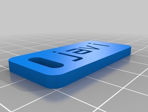 javi organizzazione personalizzato 3d print model - Mito3D