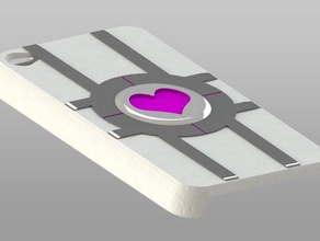 companion cube 4 ° generazione di ipod touch video giochi apple mobile musica portale proteggere 3d print model - Mito3D