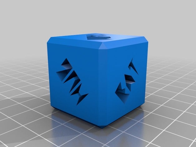 matt dice customized 3D print model - Mito3D