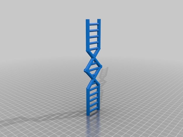 dna sarmalı biyoloji 3D print model - Mito3D