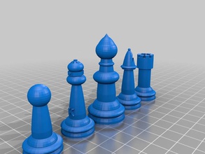 Anfänge Schachspiel Schach andere tinkercad 3d print model - Mito3D