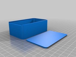 my customized parametric rounded sliding top box containers 3d print model - Mito3D