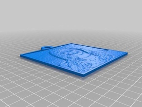 mel hooklithopane 2d a arte personalizado 3d print model - Mito3D