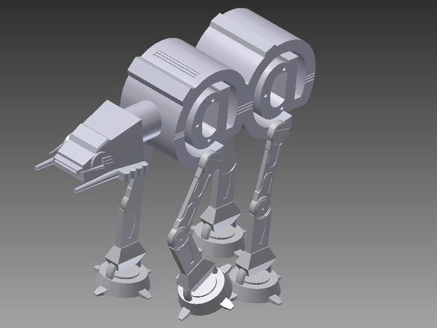 at-at pun walker model robots atat symbol blea empire future nerdy ship space spaceship starwars star wars 3D print model - Mito3D