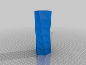 meu personalizados torcida vaso decoração 3d print model - Mito3D